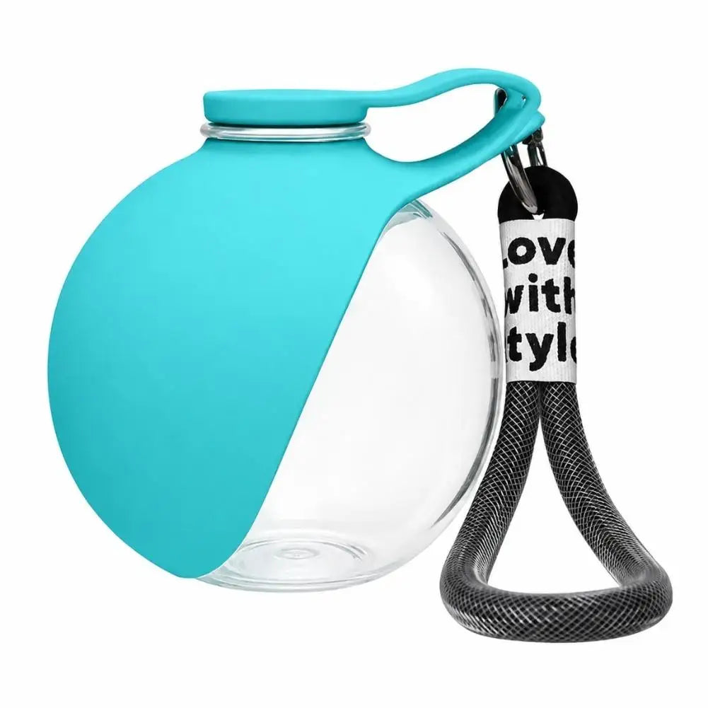 Zero-Waste Portable Dog Water Bottle with Built-In Folding Cup