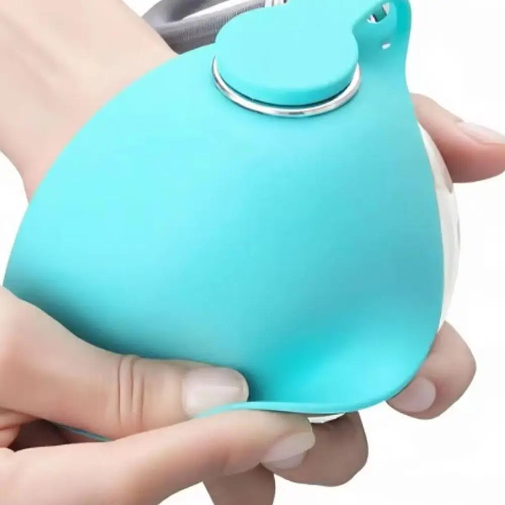 Zero-Waste Portable Dog Water Bottle with Built-In Folding Cup