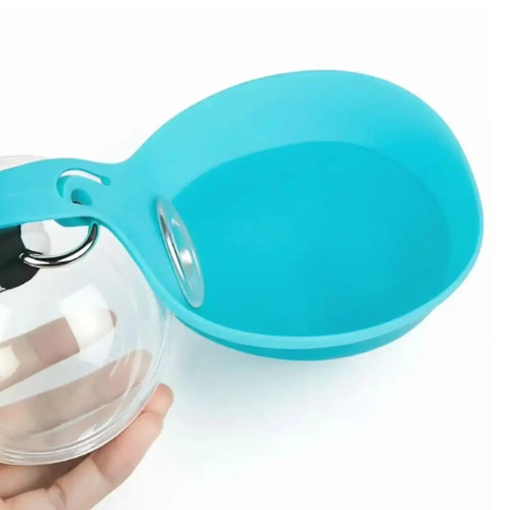 Zero-Waste Portable Dog Water Bottle with Built-In Folding Cup