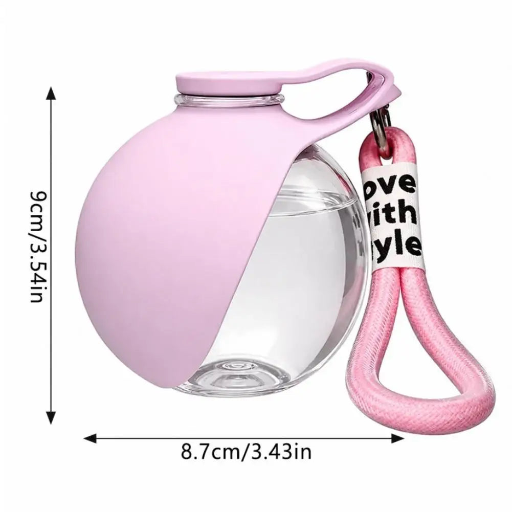 Zero-Waste Portable Dog Water Bottle with Built-In Folding Cup