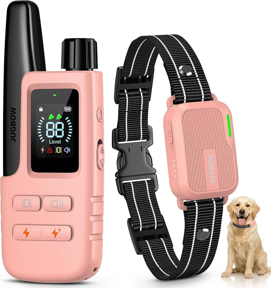 Elektrisches Hundetrainingshalsband mit Fernbedienung – Wiederaufladbar & Wasserdicht