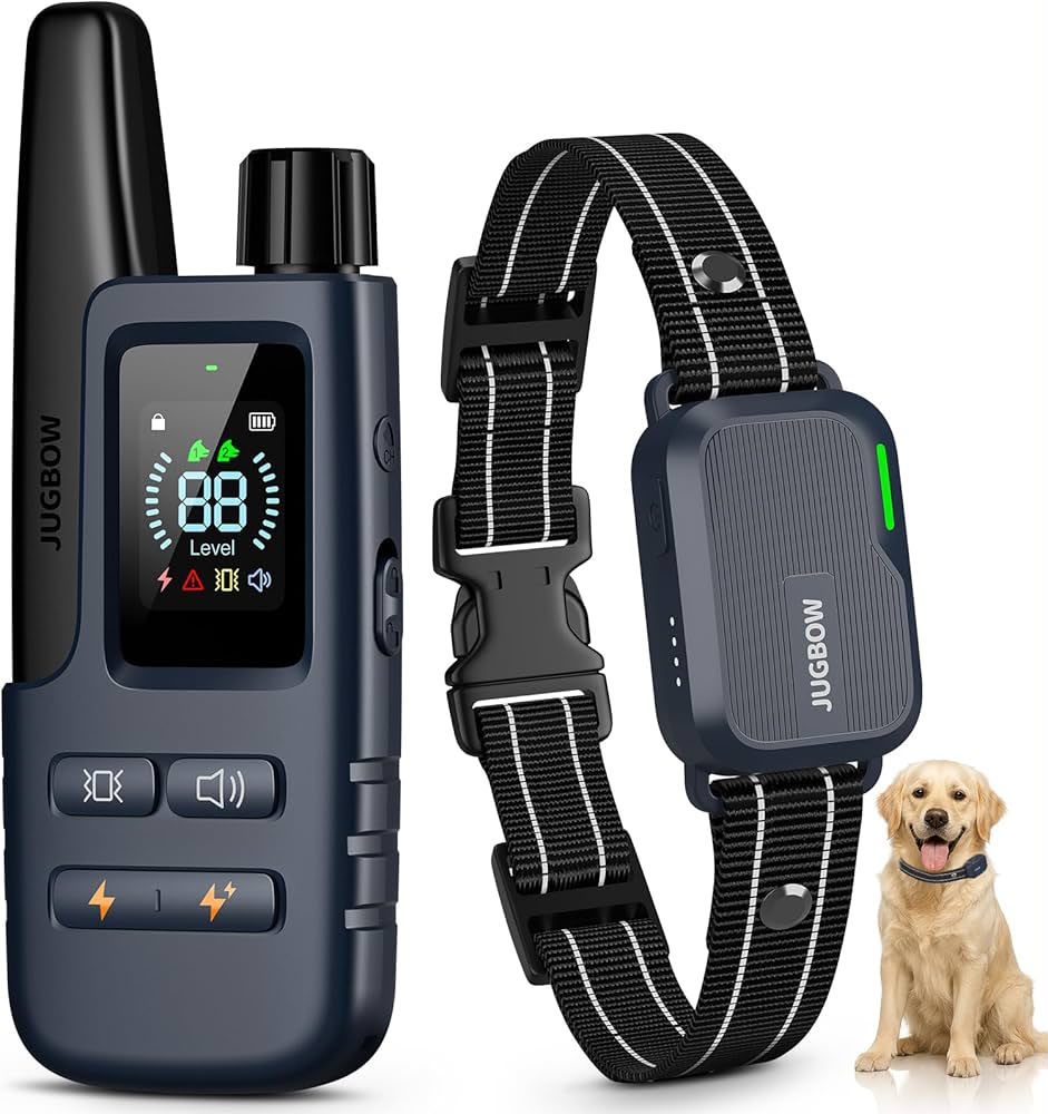 Elektrisches Hundetrainingshalsband mit Fernbedienung – Wiederaufladbar & Wasserdicht