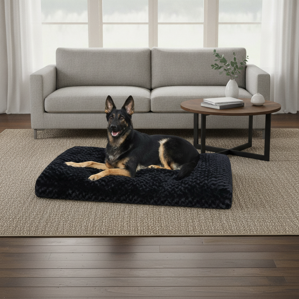 Luxuriöses Flauschiges Hundebett – Ultraweich, Bequem & Waschbar