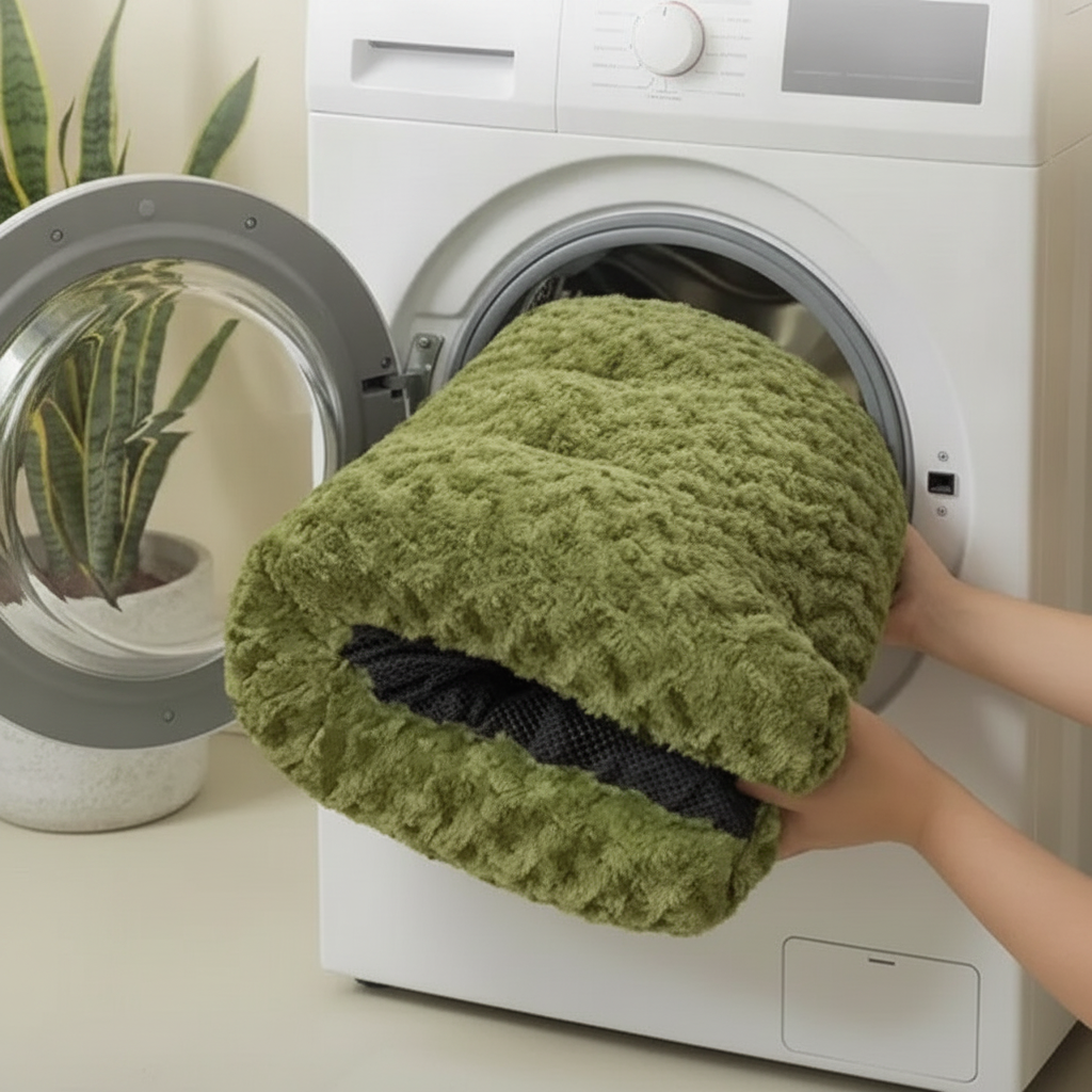 Luxuriöses Flauschiges Hundebett – Ultraweich, Bequem & Waschbar